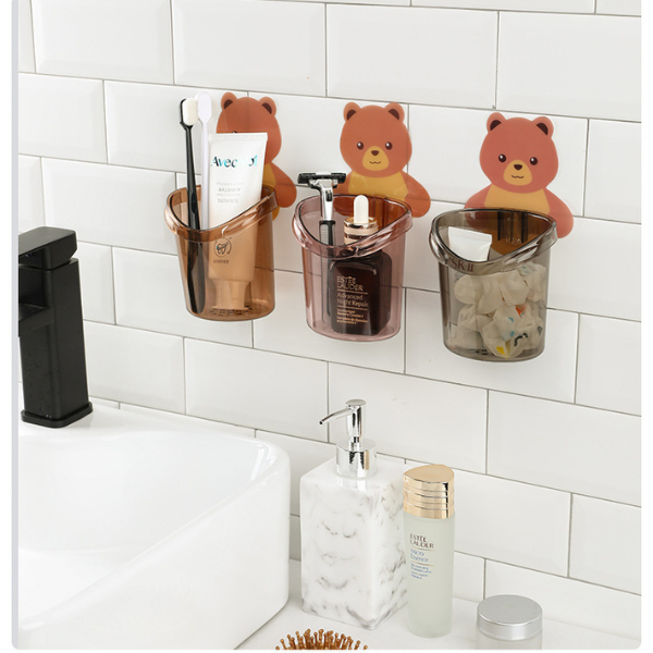 Wall Mounted Bear Cup Holder