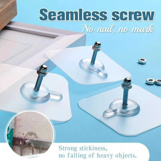 Punch-Free Screw Stickers -