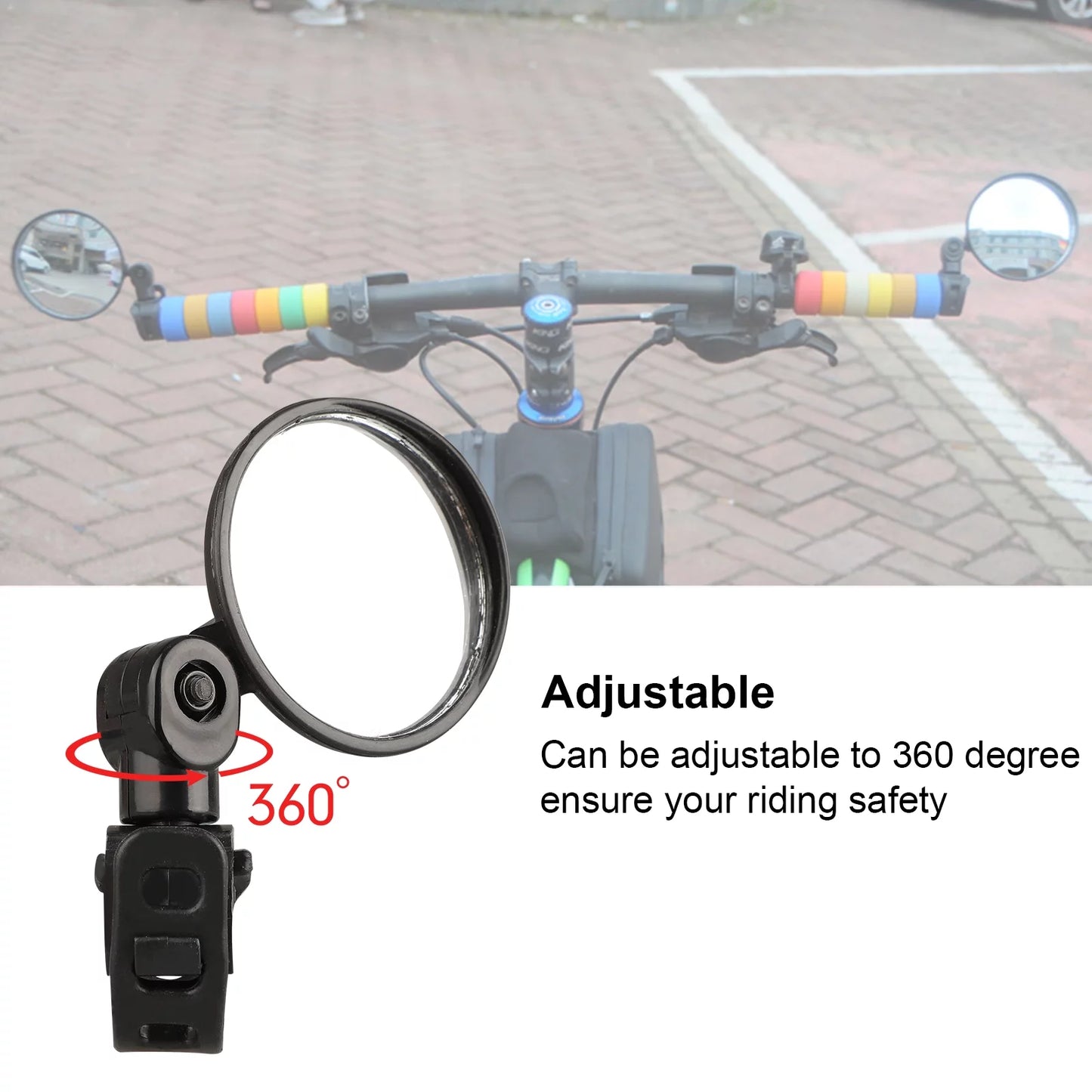 Bike Rearview Handlebar Mirrors