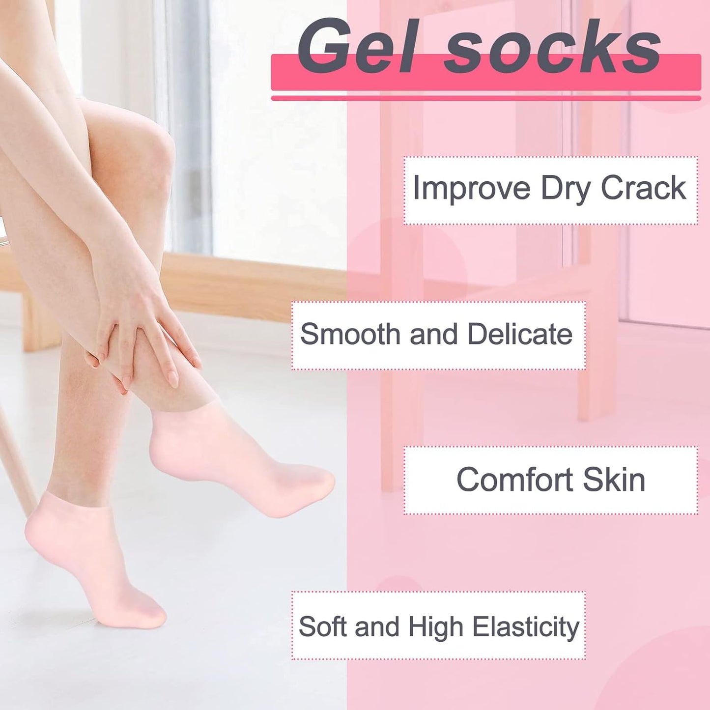 Moisturizing Silicone Socks