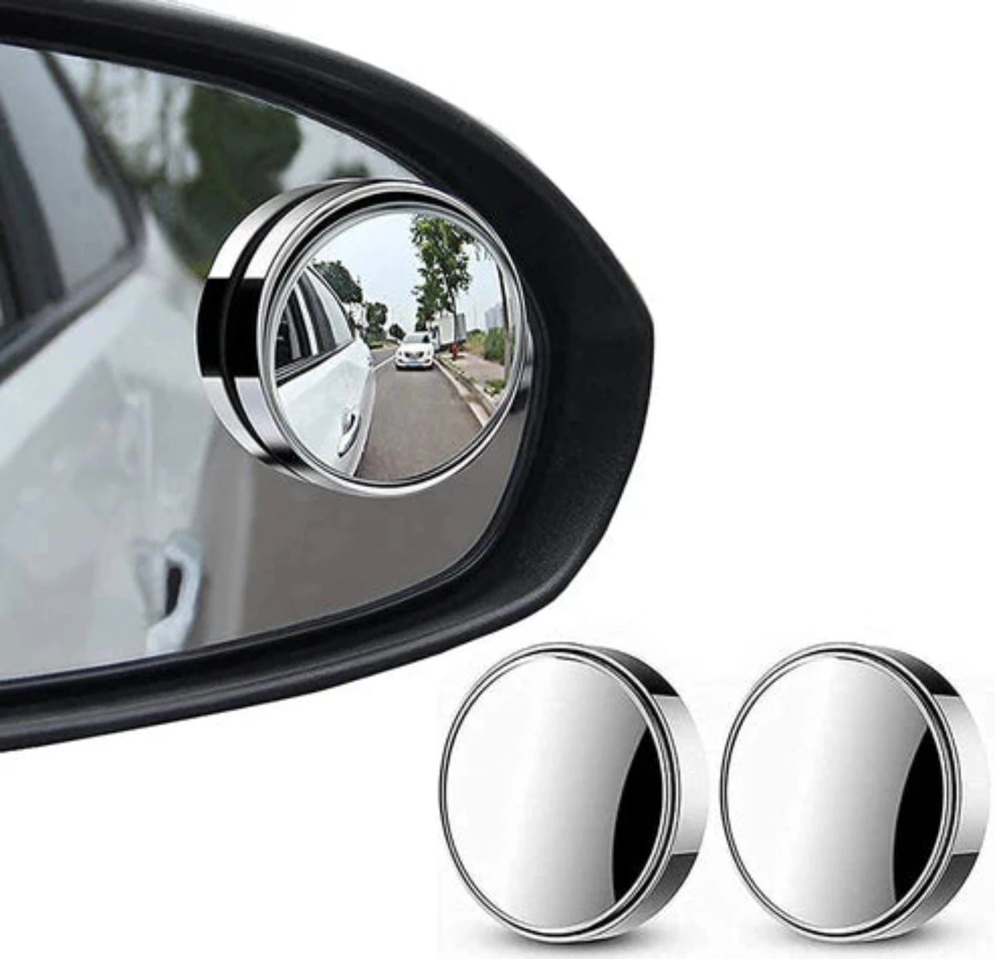 Car Round Rear View Angle Mirror