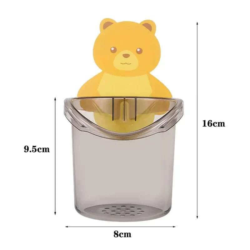 Wall Mounted Bear Cup Holder