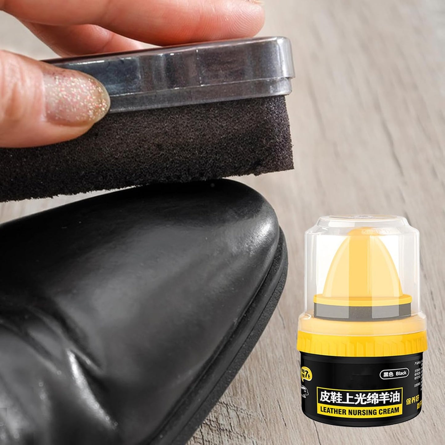 Leather Repair Liquid Polish-Black