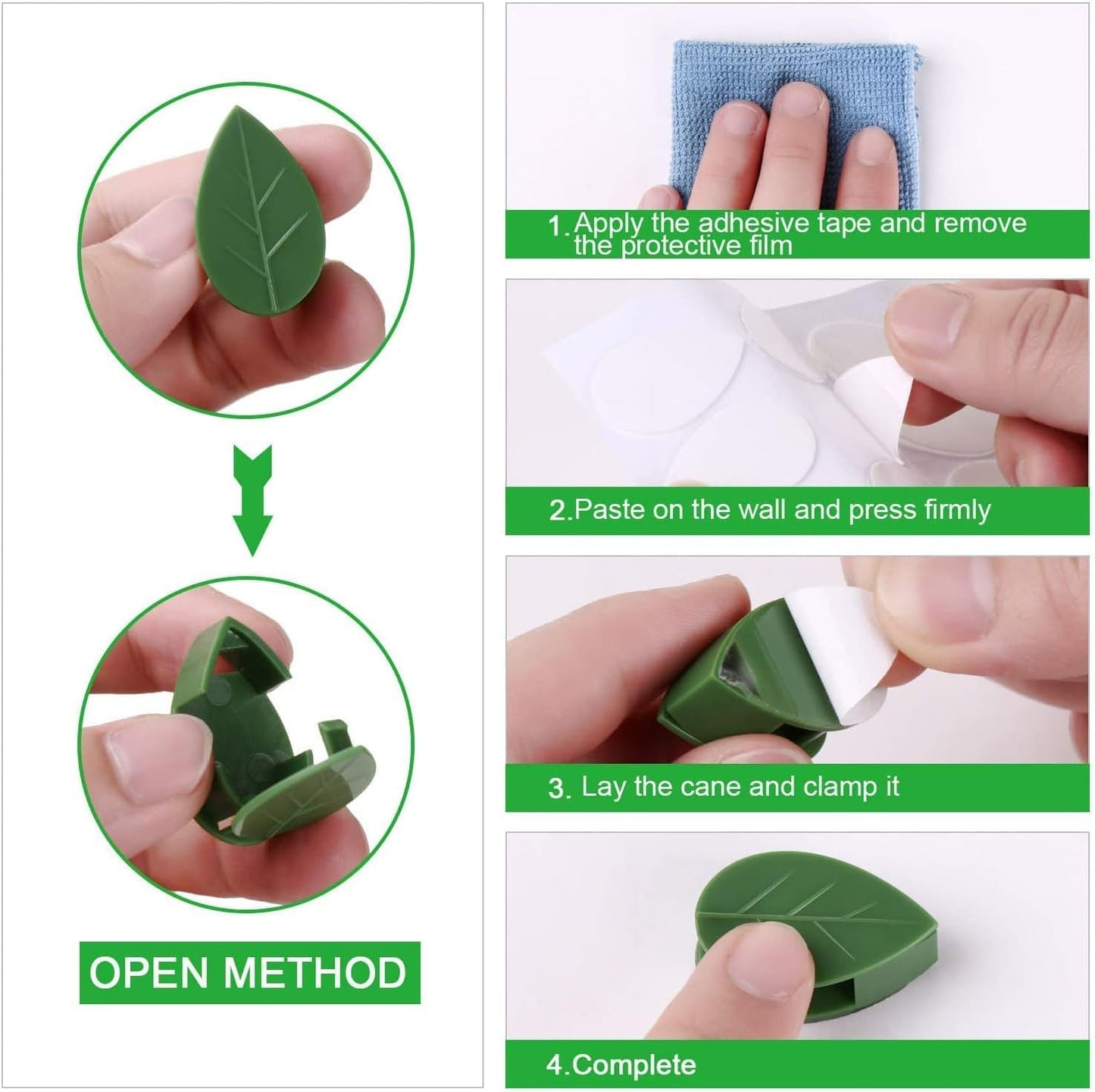 Leaf Shape Wall Plant Support Hook