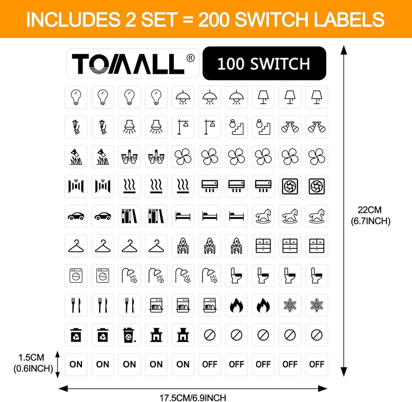 Light Switch Labels Icon-