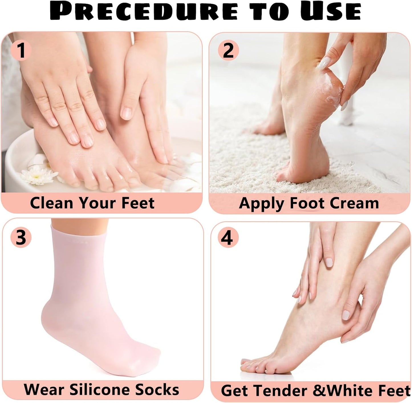 Moisturizing Silicone Socks