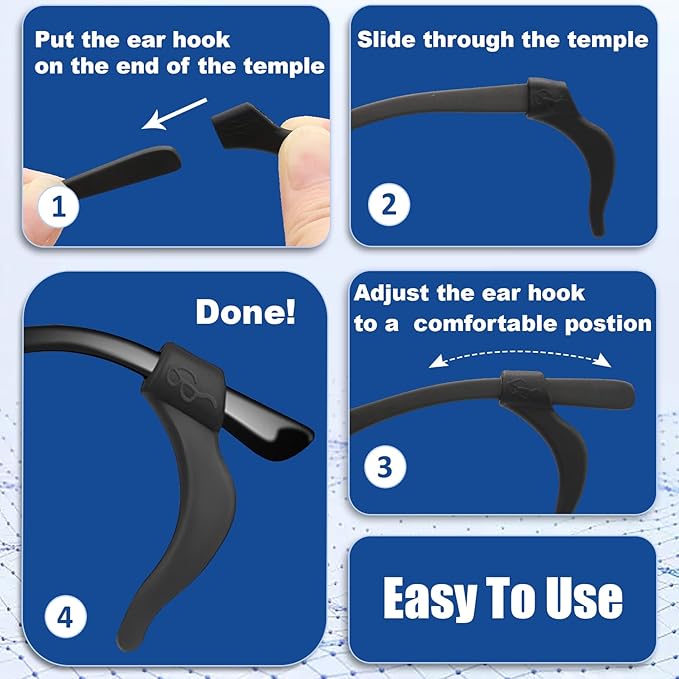 Anti-Slip Glasses Holder Hook -