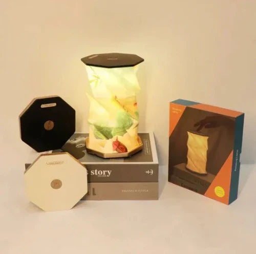 Foldable Paper Book Lamp -