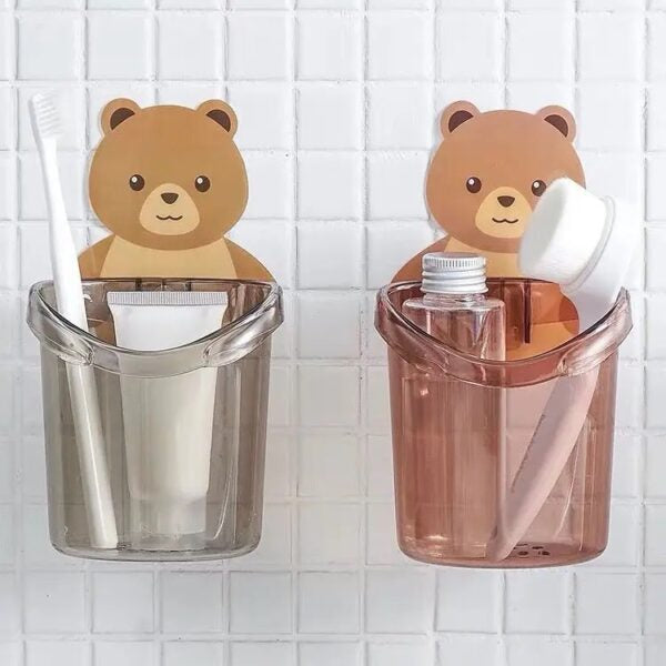 Wall Mounted Bear Cup Holder