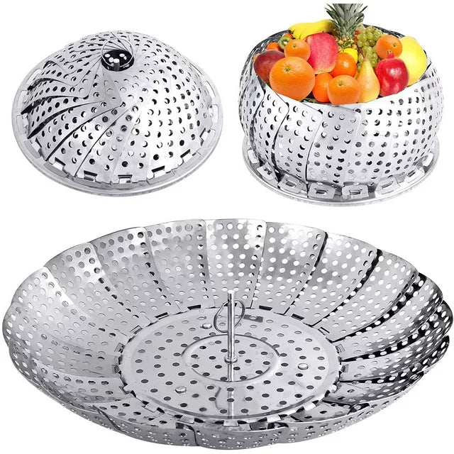 Stainless Steel Food Steamer Basket